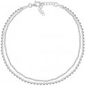 Brilio Silver Brilio Silver Double Ball Sterling Silver Bracelet BRC118W Brilio Silver Brilio Silver Double Ball Sterling Silver Bracelet BRC118W