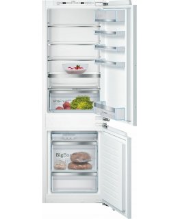 Bosch Serie 6 KIS86AFE0 külmik-sügavkülmik Sisseehitatud 266 l E