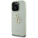 Case Guess Grained Big 4G Logo Small Classic Logo for iPhone 16 Pro green Case Guess Grained Big 4G Logo Small Classic Logo for iPhone 16 Pro green