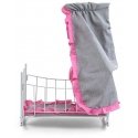 Milly Mally Doll Crib Lily with Prestige Pink Canopy Milly Mally Doll Crib Lily with Prestige Pink Canopy