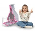 Milly Mally Doll Crib Lily with Prestige Pink Canopy Milly Mally Doll Crib Lily with Prestige Pink Canopy