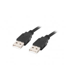 Lanberg CA-USBA-20CU-0010-BK USB-kaabel USB 2.0 1 m Must