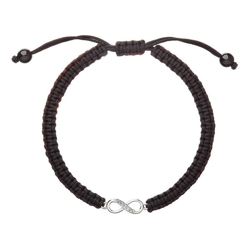 Evolution Group Black Kabbalah Bracelet Infinity 13002.3