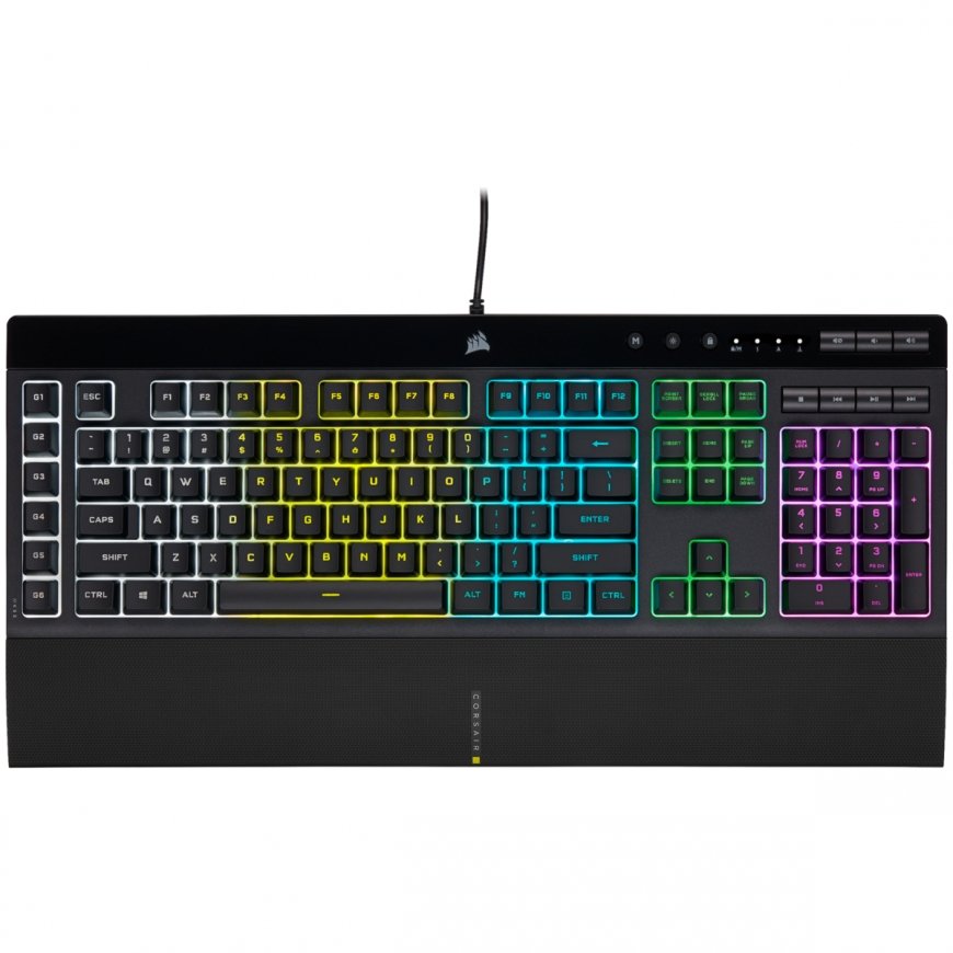 Corsair K55 RGB PRO tastatūra Speļu