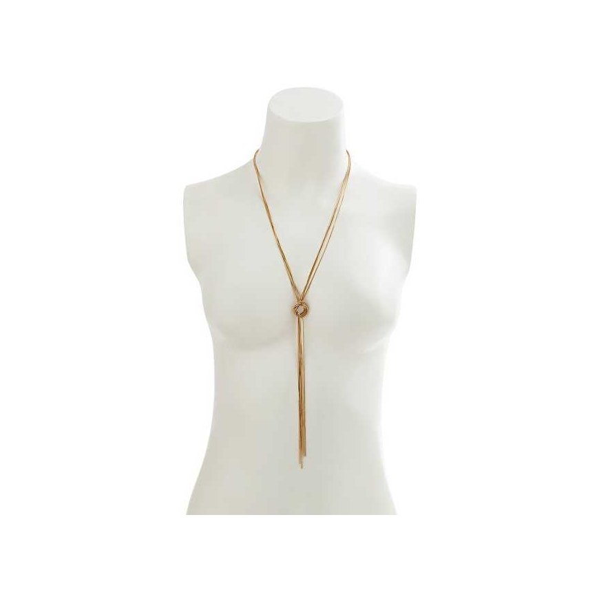 Troli Gold-plated steel chain necklace