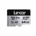 Lexar Professional Sidabrinis PLUS Micro SDXC UHS-I Card 64 GB Lexar Professional Sidabrinis PLUS Micro SDXC UHS-I Card 64 GB