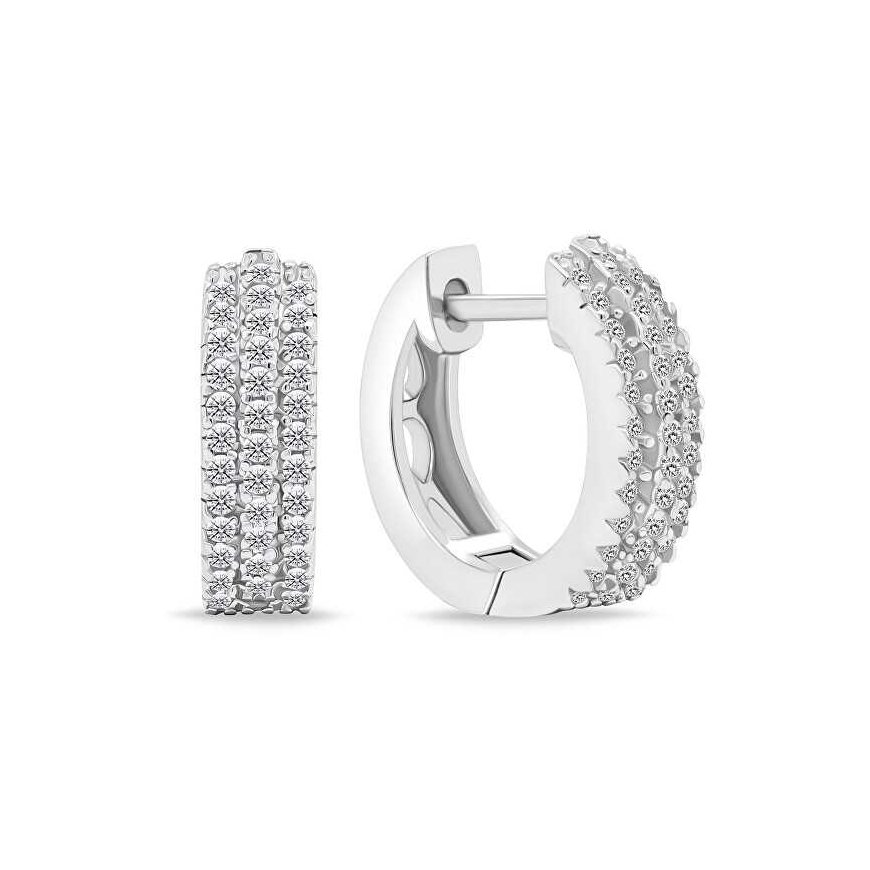 Brilio Silver Brilio Silver Sparkling silver rings with zircons EA688W