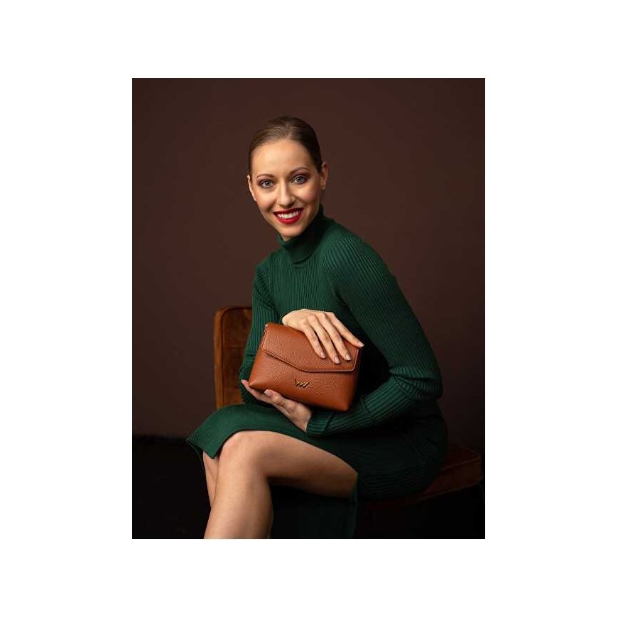 Vuch Moteriška odinė kryžminė rankinė Leyra Brown