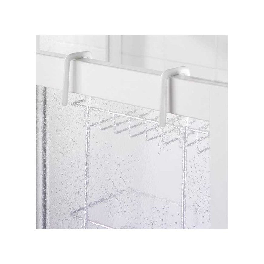 Weko, Suihkuhylly Revigo 3 hyllyä, 2 koukkua, Teräs, 22,5 x 57 x 18,5 cm, kromi – 3