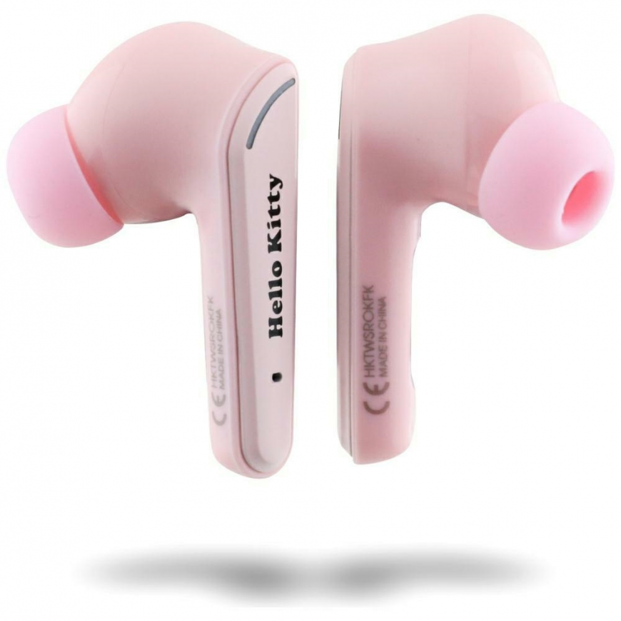 TWS Hello Kitty O Glossy Finish Pink Earphones – 4
