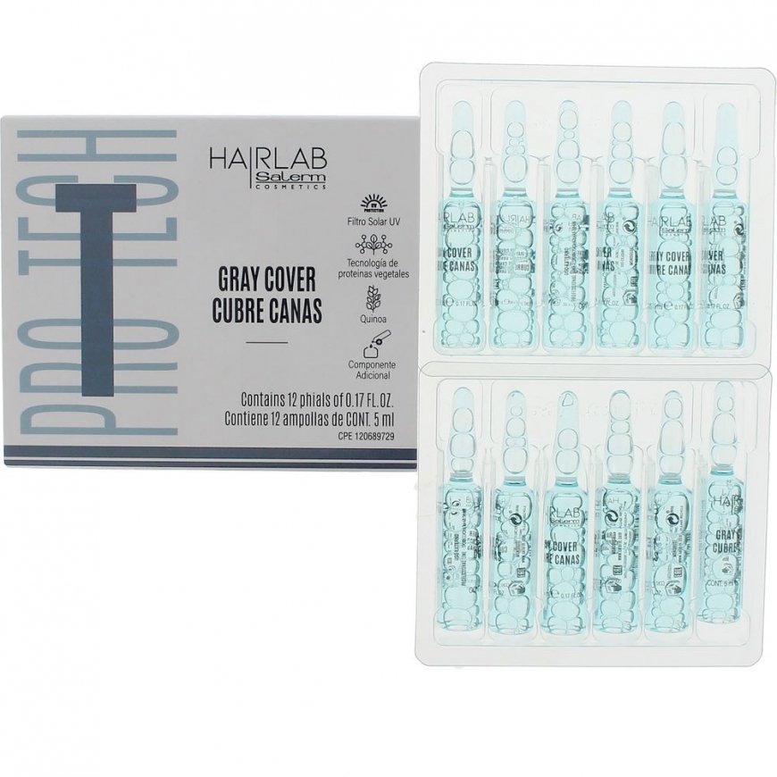 Salerm GREY COVER injektiopullot 12 x 5 ml – 2