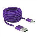 SBOX USB-10315U USB kabelis USB 2.0 1,5 m USB A Micro-USB B Lillā SBOX USB-10315U USB kabelis USB 2.0 1,5 m USB A Micro-USB B Lillā