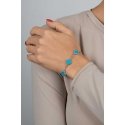 Brilio Silver Women's silver bracelet with quatrefoils BRC191WTQ Brilio Silver Women's silver bracelet with quatrefoils BRC191WTQ