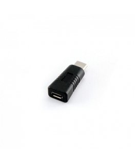 SBOX AD.USB.F-CTYPE.M. kabelių lizdinio / kištukinio jungčių tipo keitiklis USB C Micro USB Juoda