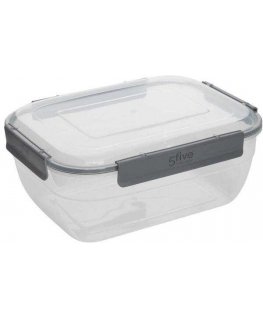 KLIC resealable food containers, rectangular shape, 4 pcs.
