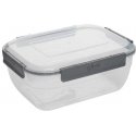 KLIC resealable food containers, rectangular shape, 4 pcs.