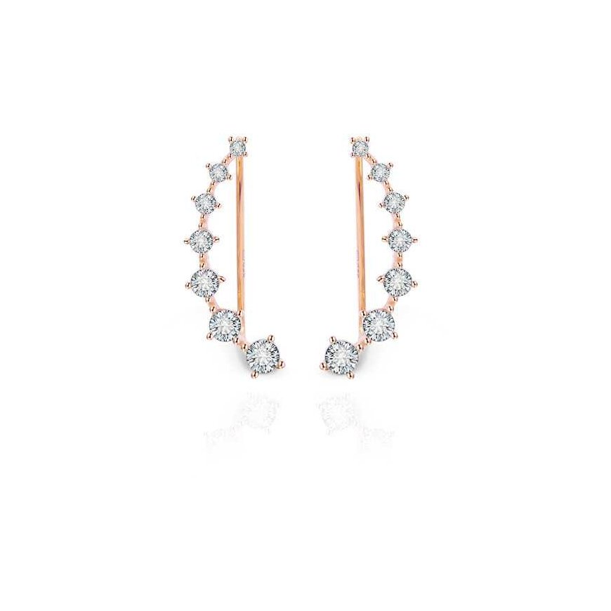 Beneto Bennett bronze drop earrings with