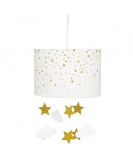 Atmosphera Lamp Šviestuvas vaikų kambariui Debesis ir žvaigždės, Ø 30 cm