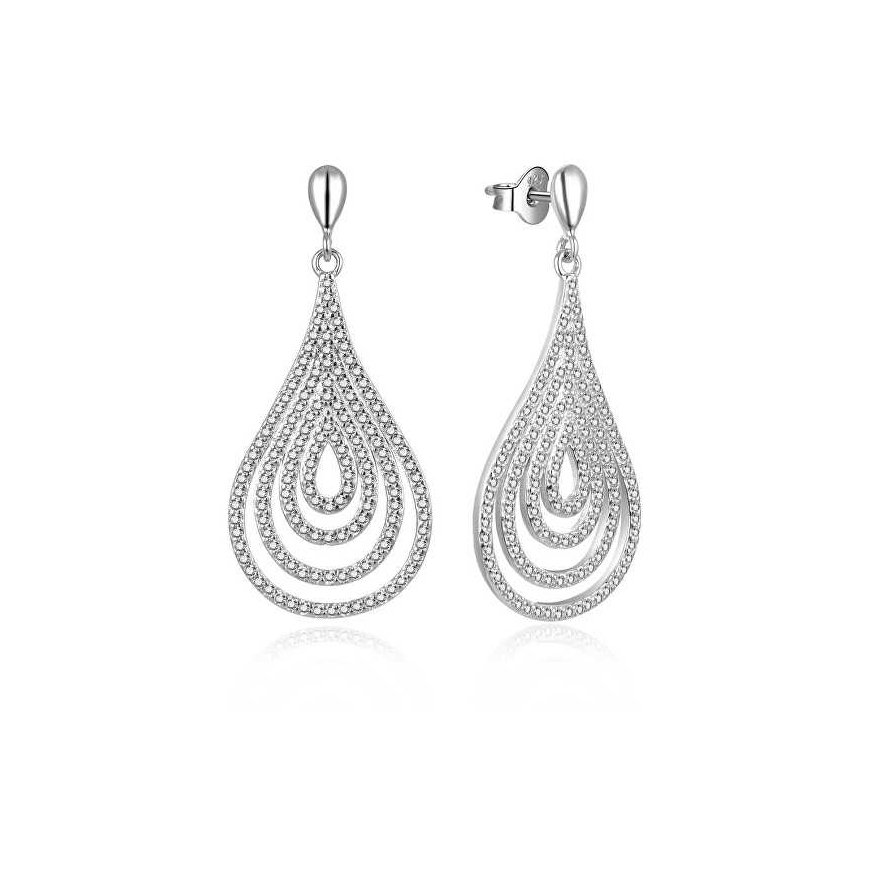 Moiss Charming silver dangle earrings E0003044