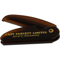 Captain Fawcett Folding Pocket viiksikampa Taittuva tasku viiksikampa, 1 kpl.
