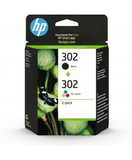 HP 302 2-pack Black/Tri-color Original Ink Cartridges