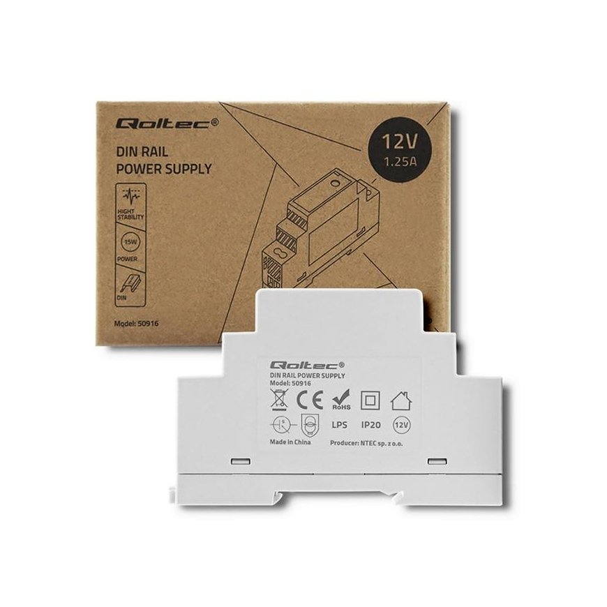 QOLTEC 50916 DIN rail power supply