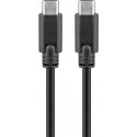 Wentronic 66509 USB-kaabel USB 3.2 Gen 1 (3.1 Gen 1) 3 m USB C Must Wentronic 66509 USB-kaabel USB 3.2 Gen 1 (3.1 Gen 1) 3 m USB C Must