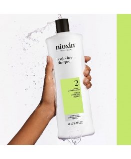 Nioxin System 2 - Shampoo - Luonnolliset hiukset edistyneellä heikennyksellä, 300 ml