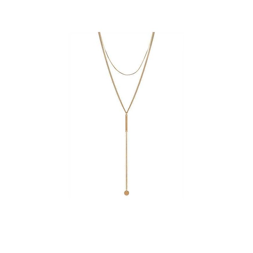 Troli Elegant gold-plated necklace VGX1760G/RE