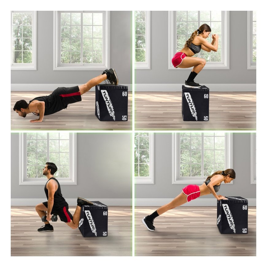 Treniņu kaste TUNTURI Plyo Box Soft (EVA) 40/50/60cm – 2