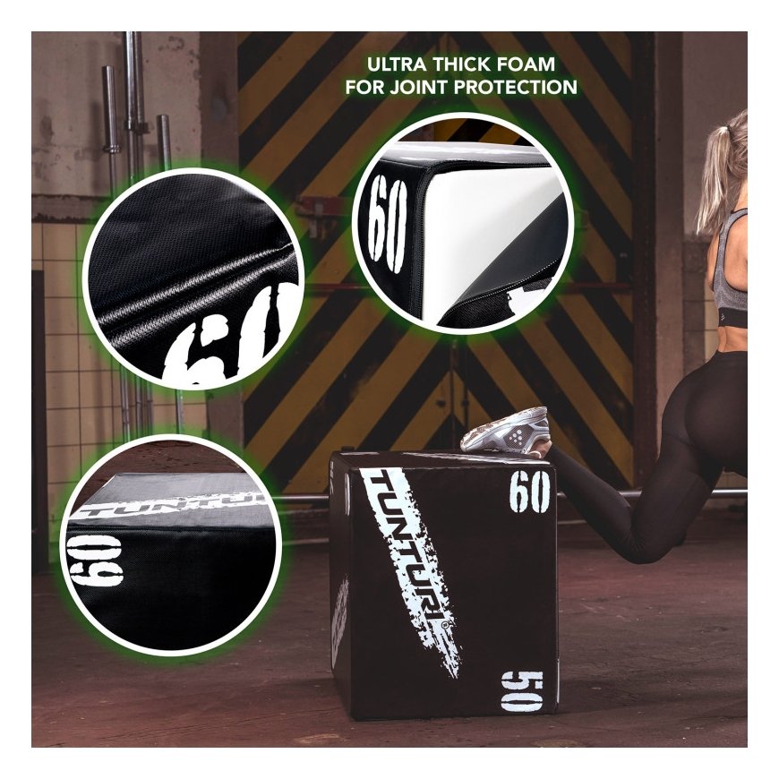 Training box TUNTURI Plyo Box Soft (EVA) 40/50/60cm – 3