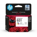 HP 651, Оригинальный струйный картридж Ink Advantage, Трехцветный HP 651, Оригинальный струйный картридж Ink Advantage, Трехцветный