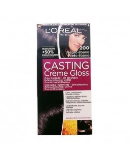 Ammoniakkiton väriaine Casting Creme Gloss L'Oreal Make Up Casting Creme Gloss Ebony Black 180 ml