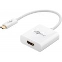 Goobay 66259 USB ekrano adapteris Balta Goobay 66259 USB ekrano adapteris Balta
