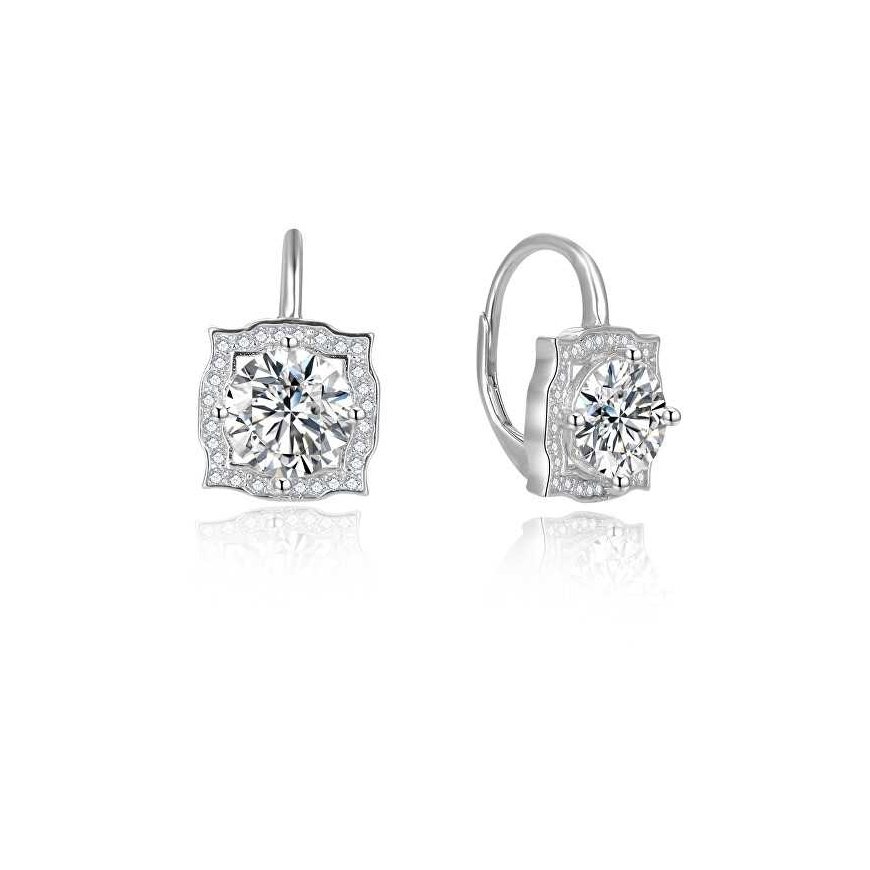 Beneto Sidabrinis glittering earrings AGUC2694