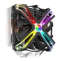 Zalman CNPS17X Kompiuterio aušinimo sistema Procesorius Aušintuvas 14 cm Juoda, Pilka