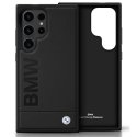 Etui BMW Leather Big Wordmark do Samsung Galaxy S25 Ultra czarn