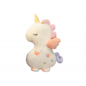 Lean Toys Pliušinis talismanas, mielas vienaragis baltas žaislas 50cm Lean Toys Pliušinis talismanas, mielas vienaragis baltas žaislas 50cm