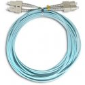 Qoltec SC/UPC fiber optic patch cord - SC/UPC | Multimode | 50/125 | OM4 | Duplex | 5 m Qoltec SC/UPC fiber optic patch cord - SC/UPC | Multimode | 50/125 | OM4 | Duplex | 5 m