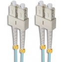 Qoltec SC/UPC fiber optic patch cord - SC/UPC | Multimode | 50/125 | OM4 | Duplex | 5 m Qoltec SC/UPC fiber optic patch cord - SC/UPC | Multimode | 50/125 | OM4 | Duplex | 5 m