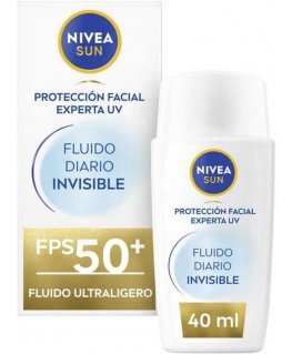 Sunscreen Lotion Nivea Sun SPF 50+ 40 ml Invisible
