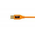 Tether Tools CU61RT15-ORG USB-kaapeli USB 3.2 Gen 1 (3.1 Gen 1) 4,6 m USB A Micro-USB B Oranssi