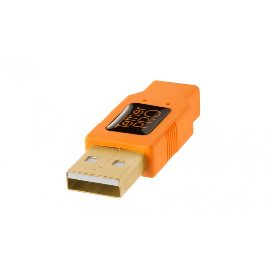 Tether Tools CU5451 USB kabelis USB 2.0 4,6 m USB A Mini-USB B Oranžinė – 4