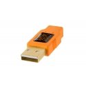 Tether Tools CU5451 USB cable USB 2.0 4.6 m USB A Mini-USB B Orange