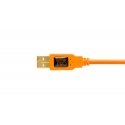 Tether Tools CU5451 USB cable USB 2.0 4.6 m USB A Mini-USB B Orange