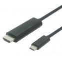 Kaapeli USB PremiumCord USB-C HDMI, 1,8 m, musta (ku31hdmi03)
