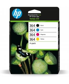 HP 364 4-pack Black/Cyan/Magenta/Yellow Original Ink Cartridges