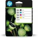 HP 364, alkuperäinen musta/syaani/magenta/keltainen mustekasetti, neljän pakkaus HP 364, alkuperäinen musta/syaani/magenta/keltainen mustekasetti, neljän pakkaus
