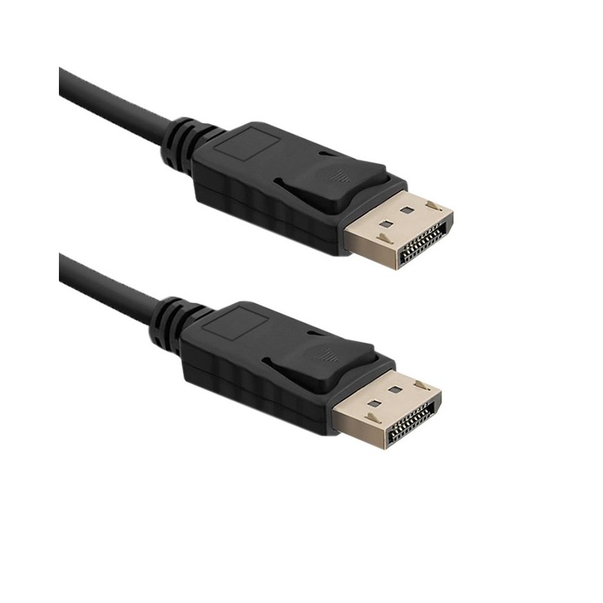 Qoltec DisplayPort male / DisplayPort male 3 m musta