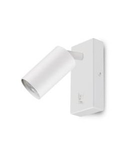 Wall light GU10, with switch, white MCE369 W